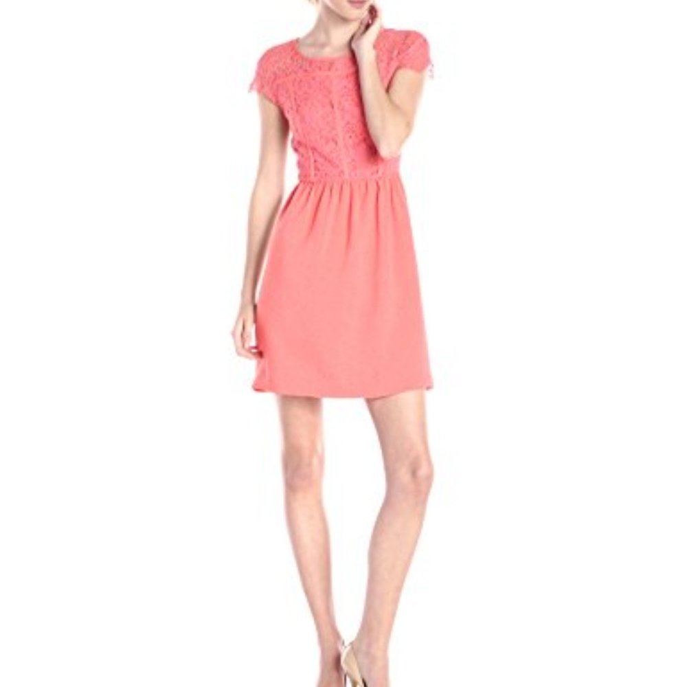 Kensie Coral Minidress